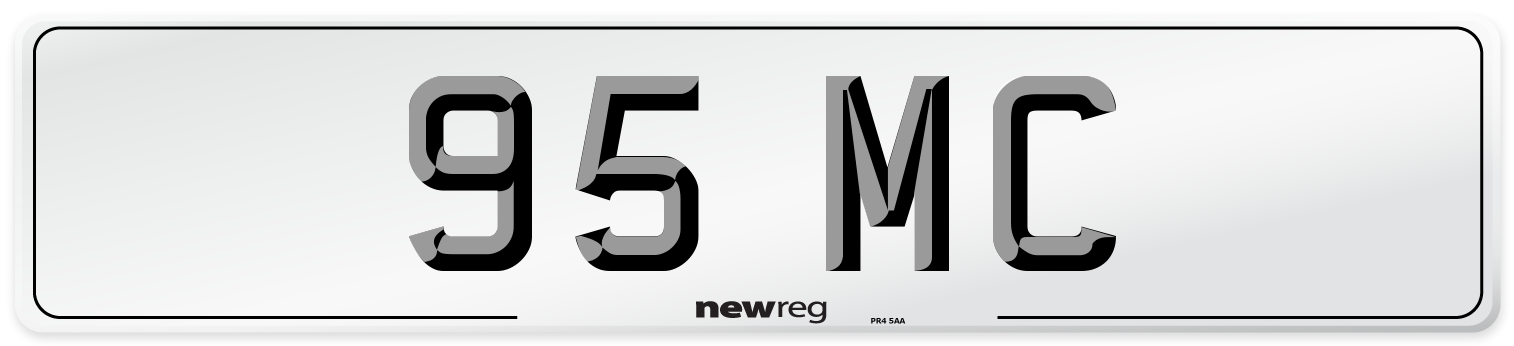 95 MC Number Plate from New Reg